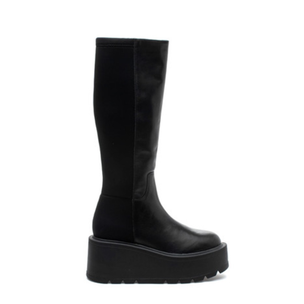 NWT J/SLIDES VICTORIA Black Leather Boot - Picture 2 of 13